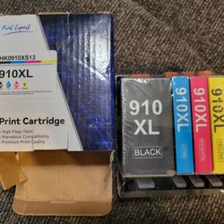 910 XL 4-pack Ink Cartridge For HP Computer Printer