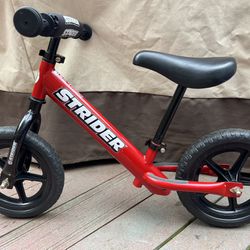 STRIDER 12” Balance Bike With Extra Seat