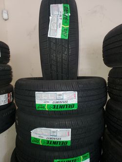 Set of brand new tires