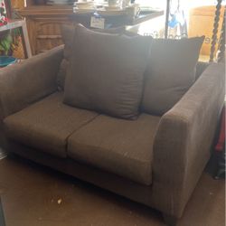 Brown Love Seat
