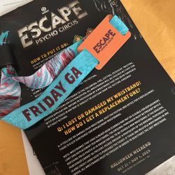 Escape One Day Ticket