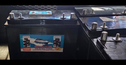Used as new, marine battery, 3-month warranty
