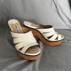JIMMY CHOO PLATFORM WEDGES