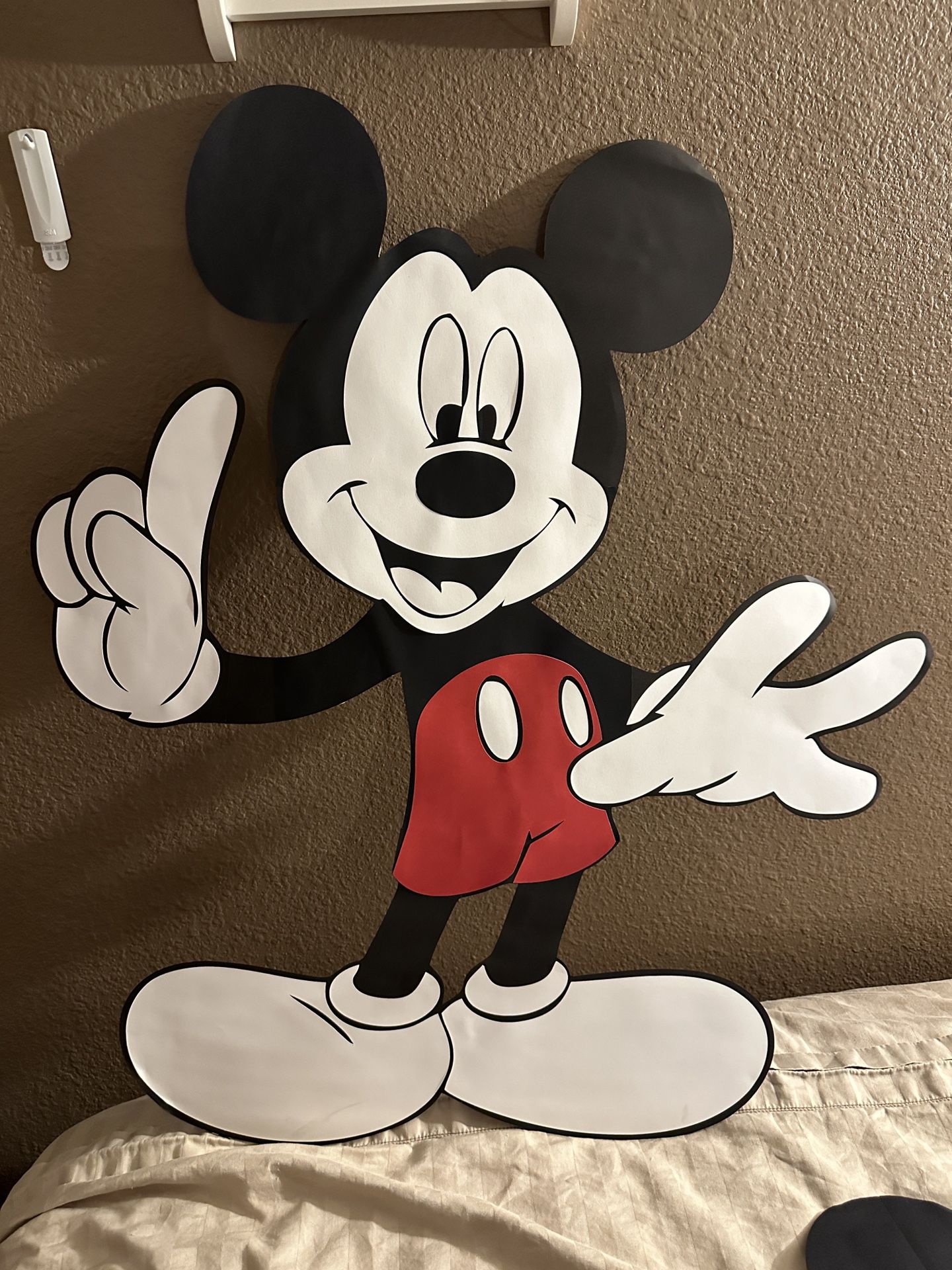 Mickey Mouse foam board cutouts