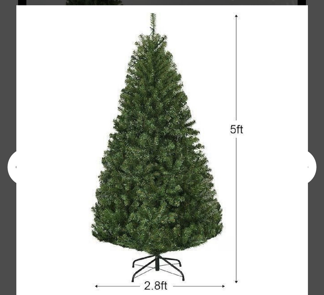5’ Artificial Xmas Tree