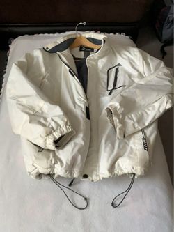 White Insulated Ski Jacket - large