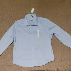 NWT MENS GOODFELLOW & CO SLIM FIT BUTTON DOWN SHIRT BLUE PLUS SIZE  XXL 