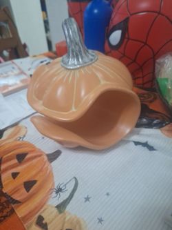 Pumpkin wine bottle holder or drink new