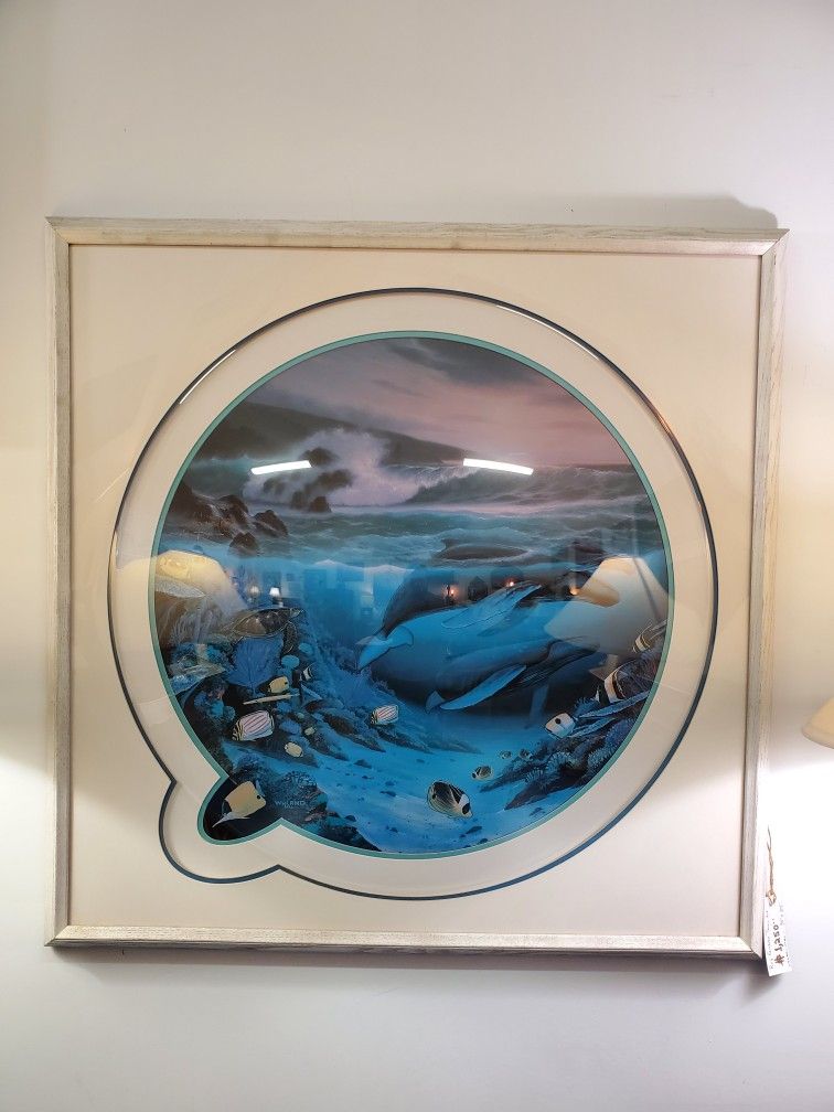 Roy González Tabora And Wyland Art Piece