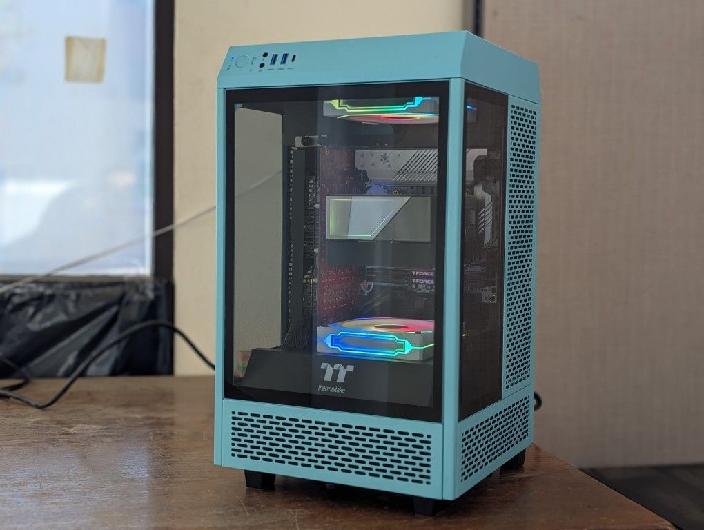 Intel Core i5 12400 + AMD Radeon RX 5700 XT ITX RGB Gaming Desktop PC Computer 