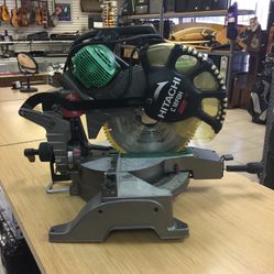Hitachi  C12FDH 15-Amp  Dual Bevel Miter Saw With Laser 