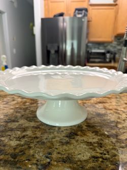 White Ceramic Cake Stand