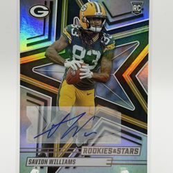 Savion Williams Rookie Autograph
