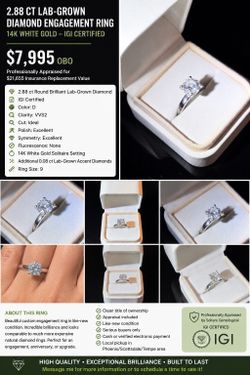 Diamond engagement ring