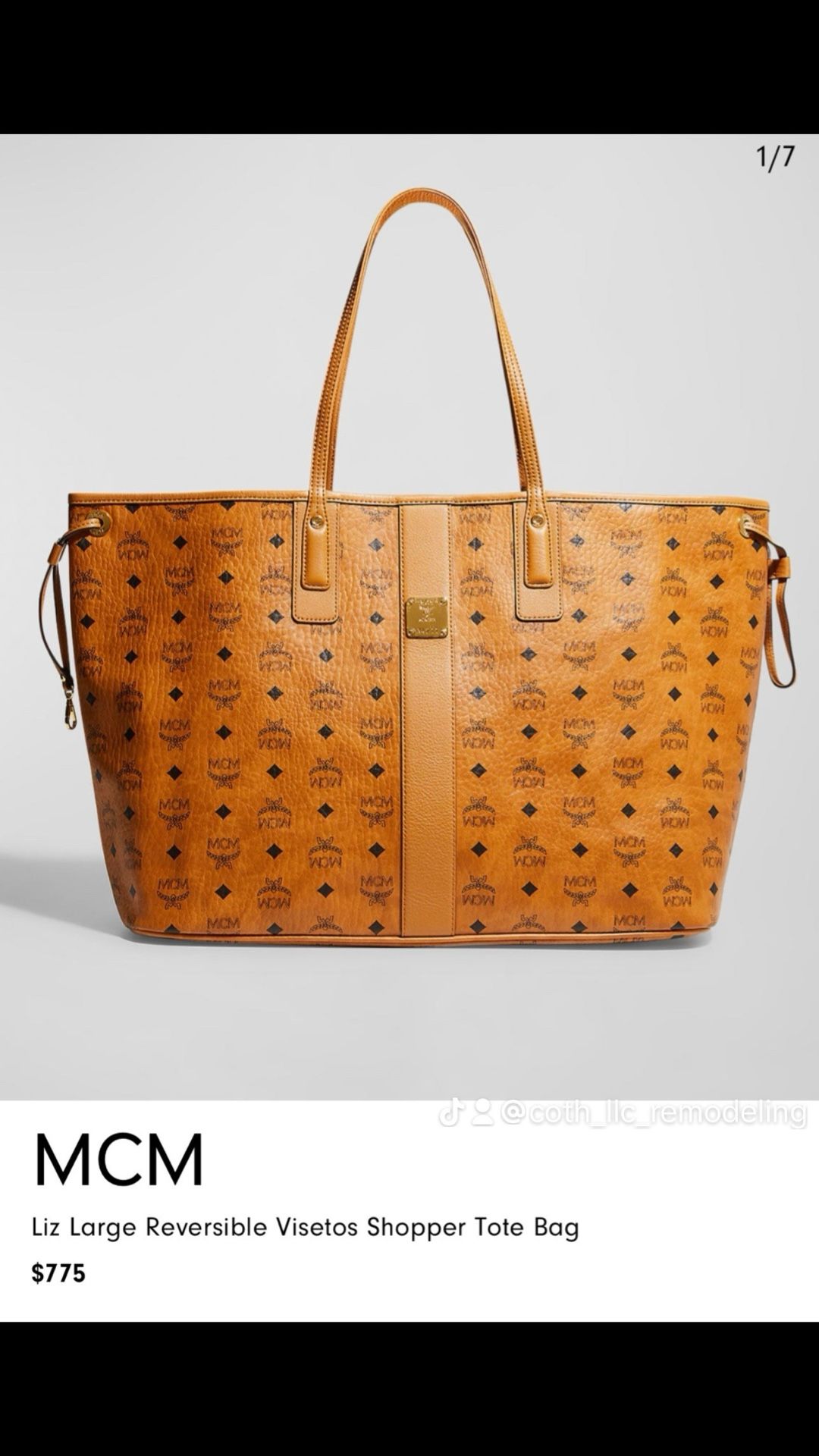 Large MCM Bag