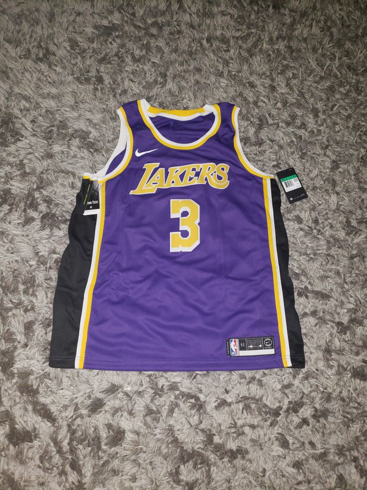 Anthony Davis Los Angeles Lakers Nike 2019/2020 Swingman Jersey - Statement Edition - Purple. Size XL