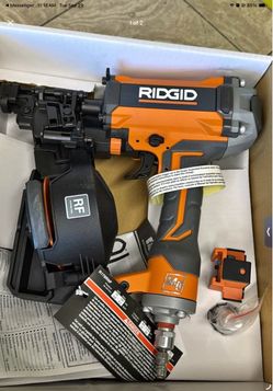 Ridgid pneumatic coil roofing nailer