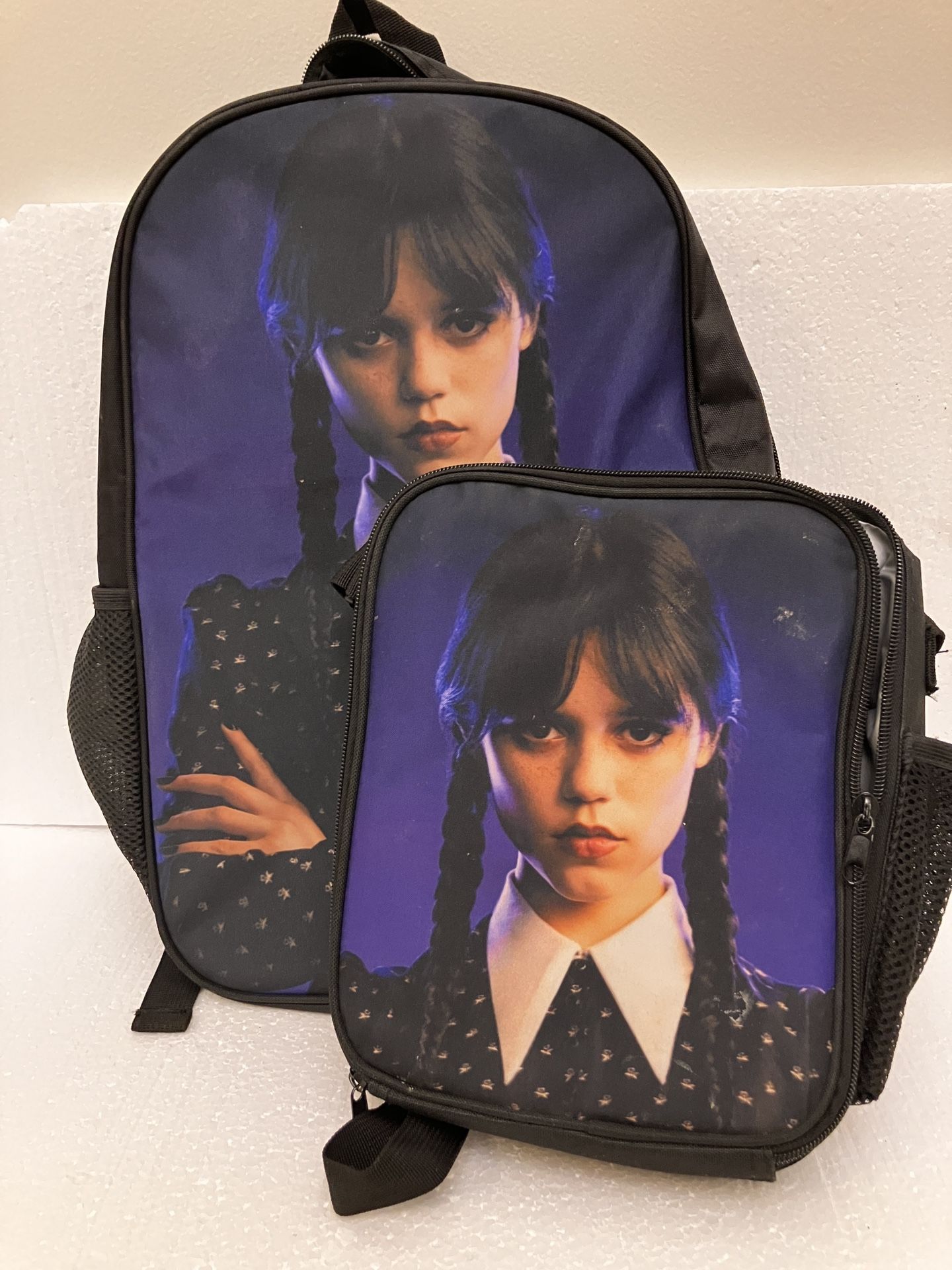 Wednesday, Backpack And Lunch Bag Set
