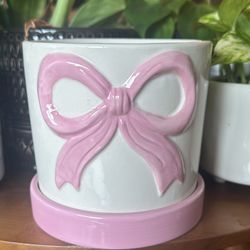 Ceramic Planter with Drainage Tray
