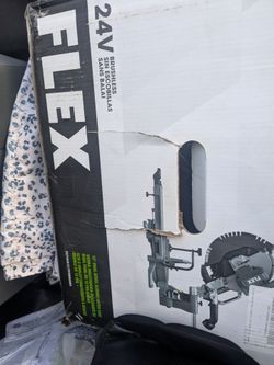 Flex dual bevel miter saw