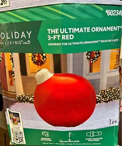 Holiday Living Ultimate Ornament 3 ft Christmas Inflatable