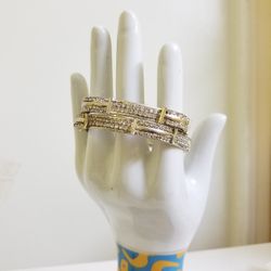 Cubic Zirconium Bangles 