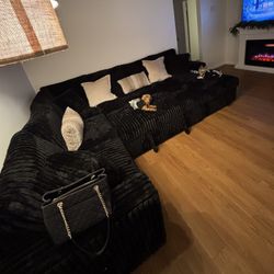 Black Sectional 
