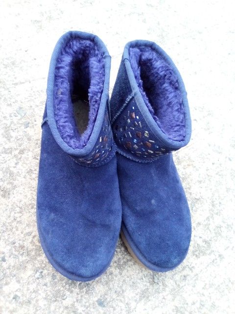 Blue Ugg Boots Sz 9 20.00