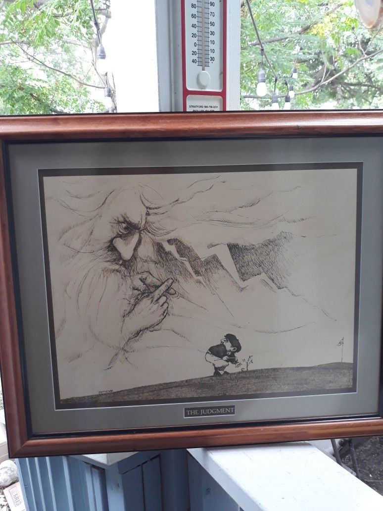 Golf Print! Gary Patterson Golf "The Judgment"
