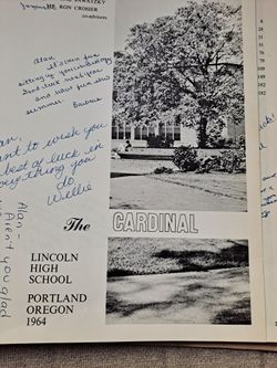 Lincoln High School Portland Oregon 1964 The Cardinal Yearbook