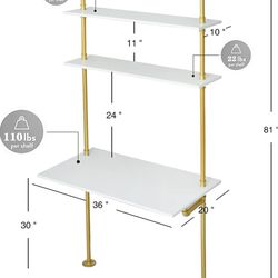 Desk - already fully assembled.