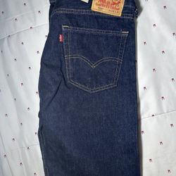 Levi’s 505 Regular Straight Fit Jeans Men’s 34x32 Blue 100% Cotton