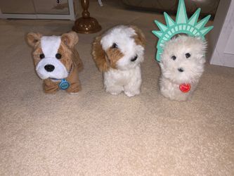 American Girl Doll 3 Dogs