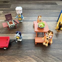 Bluey BBQ/Park Set and Friends