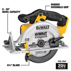 DeWalt  20-Volt Cordless 6 1/2" Circular Saw