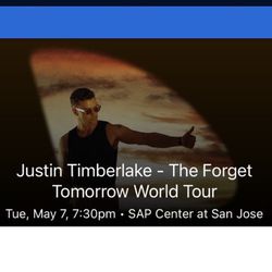 Justin Timberlake- The Forget Tomorrow World Tour 