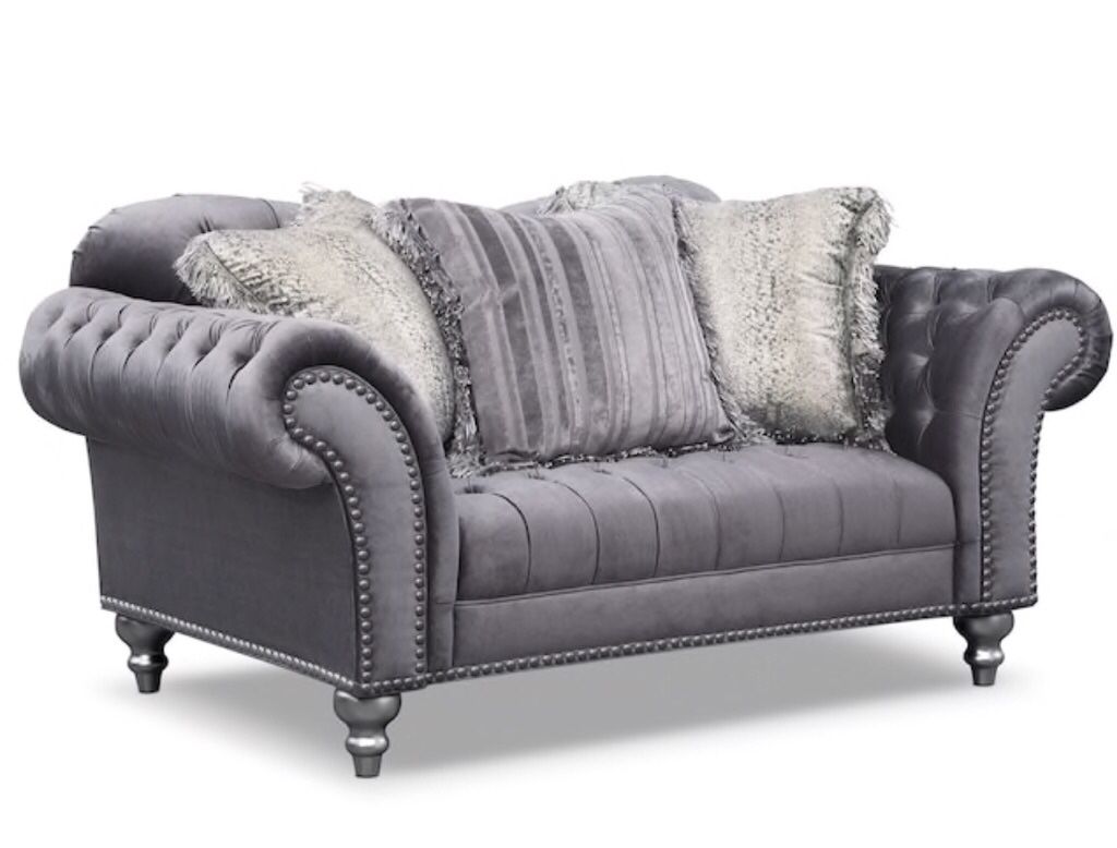 Brittney Loveseat Charcoal By