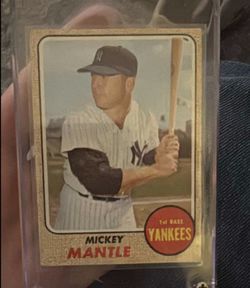 1968 Topps 280 Mickey Mantle card
