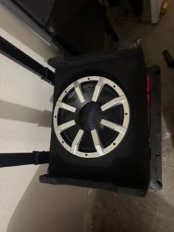Car sub and amp