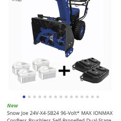 Snow Joe 24in 96V Max Cordless Snow Blower