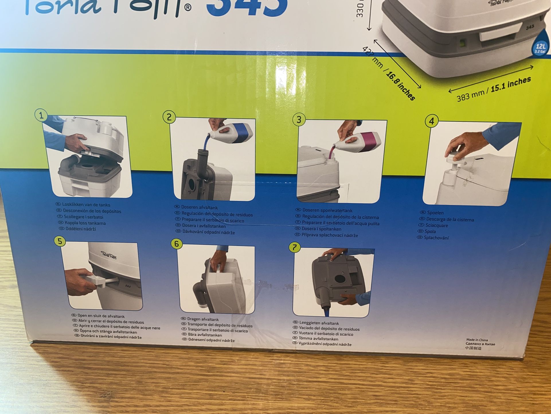 THETFORD Marine RV Porta Potti 135 NIB Camping Boating