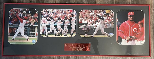 Ken Griffey Jr. Commemorative Framed Plaque 500 Home Runs 6/20/04