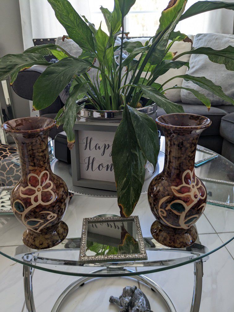 Set  Of Ceramic Flower Vase 