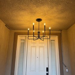 E12 - 6 Light Chandelier 