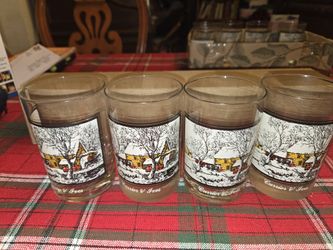 Arby's Currier & Ives Collector Glasses-4 