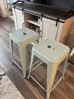 Blue Bar Stools