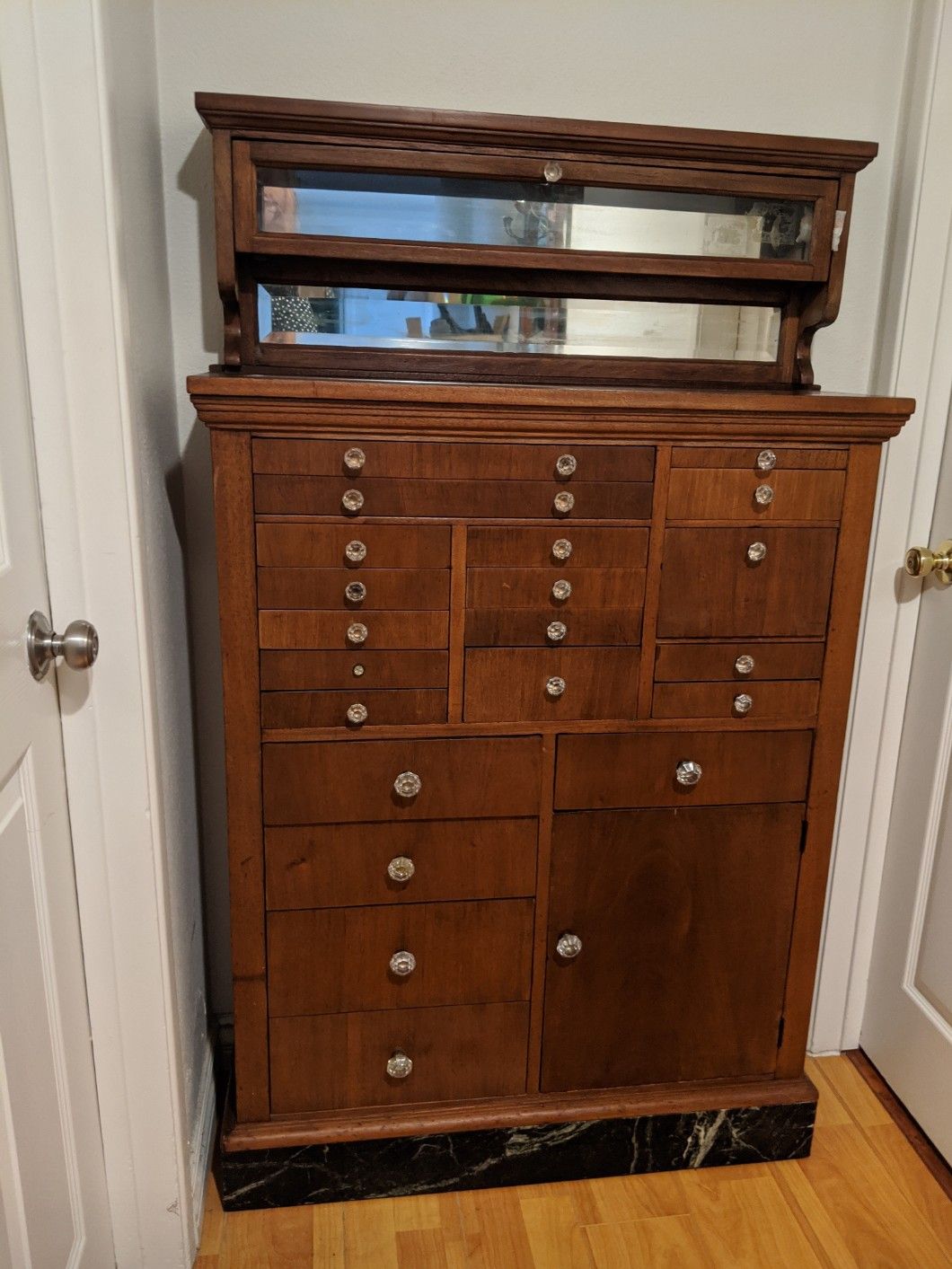 1915-1930 antique dental cabinet