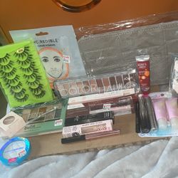 Makeup and Beauty Bundle with Gray makeup organizer