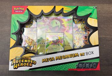 Pokemon TCG Mega Meganium ex Box
