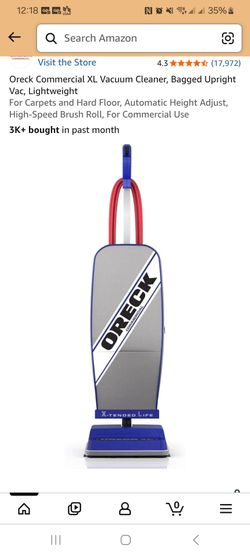 Oreck Commercial XL Upright Bagged Vacuum Cleaner